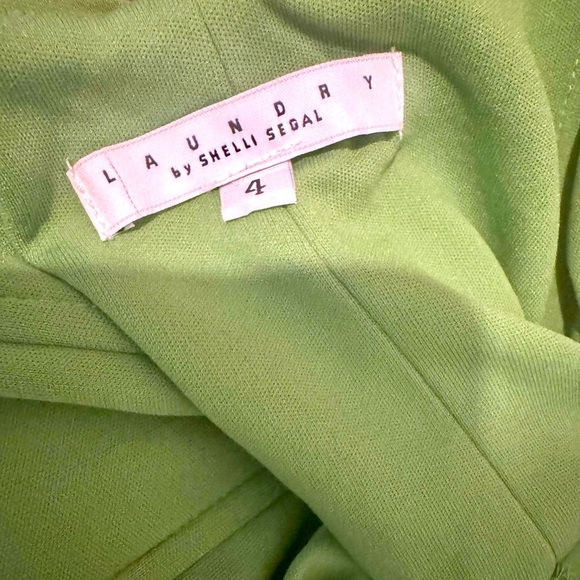 Laundry By Shelli Segal y2k Green Halter Dress 💚 - Picture 5 of 6